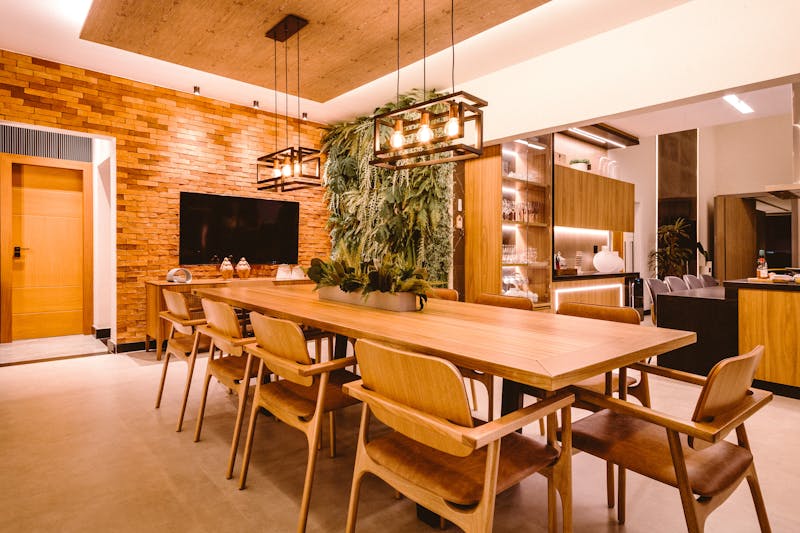 Warm and elegant Jet's pizza restaurant dining area in New York